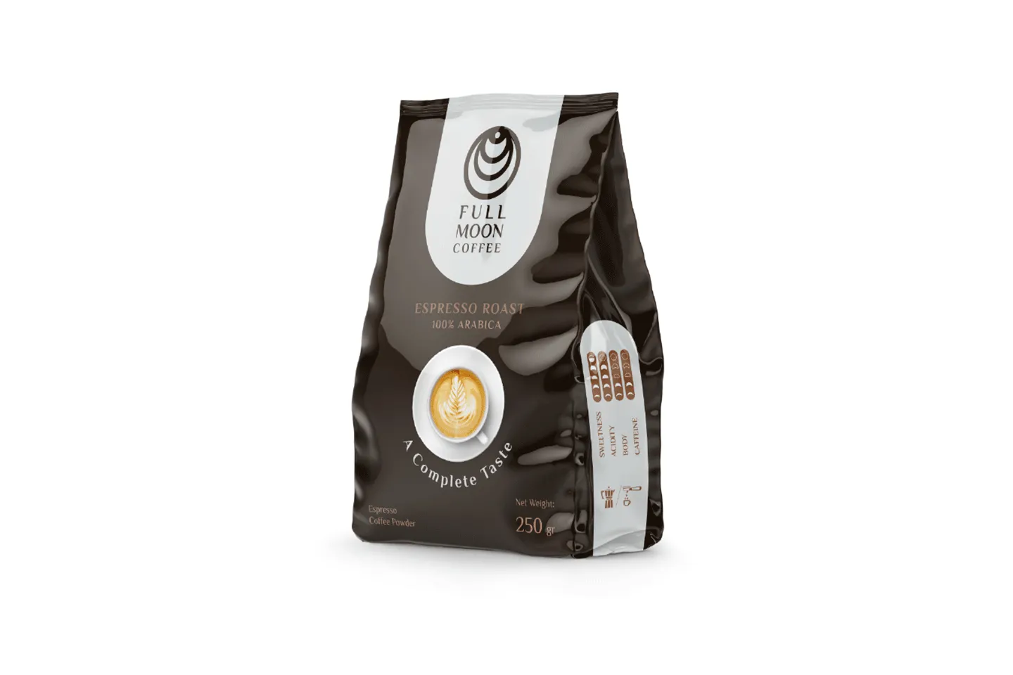 Full Moon Coffee Packaging Pouch