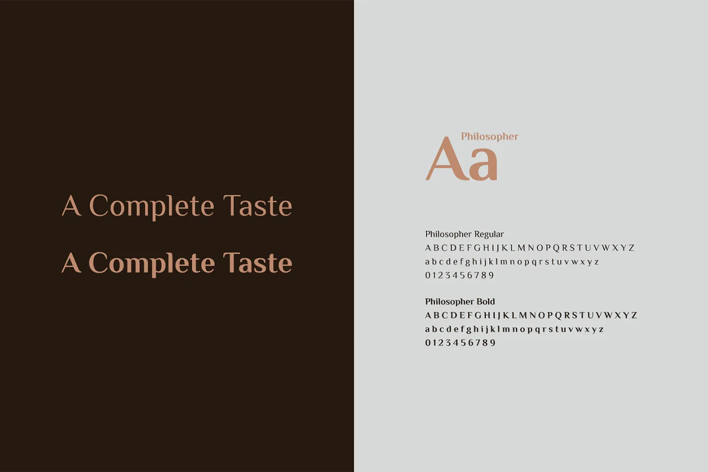 Full Moon Coffee Typeface English