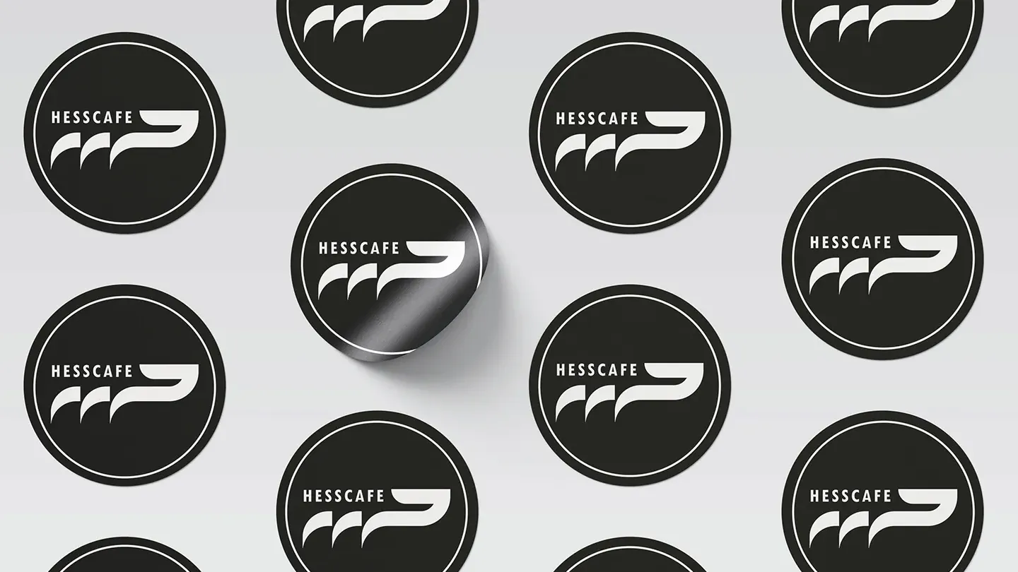 Hesscafe Label Design